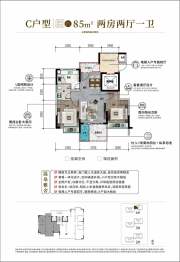 聚龙湾温泉雅苑2室2厅1厨1卫建面85.0㎡